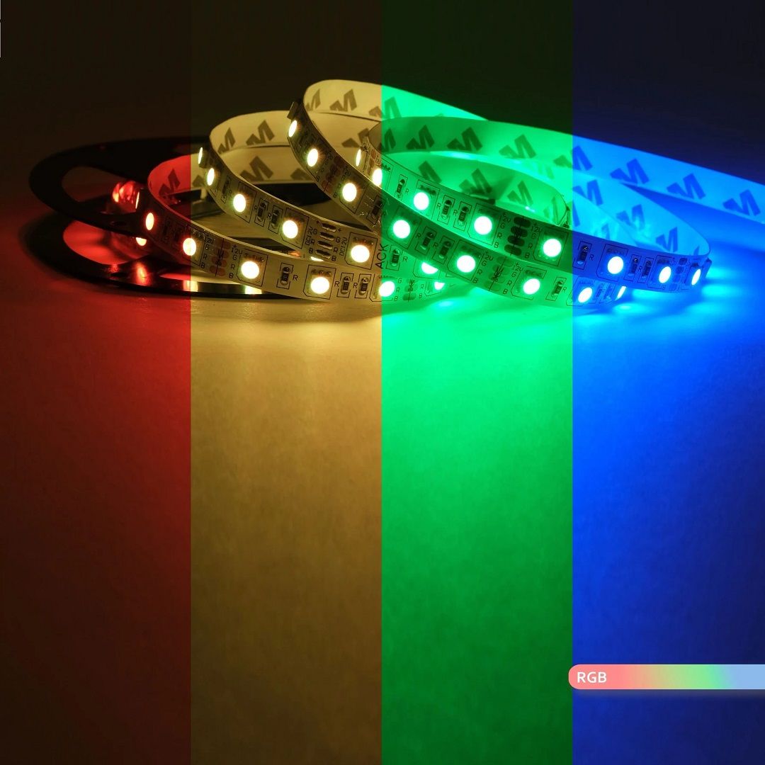 ACK AS01-00309 12 Volt 14.4 Watt/Metre RGB Şerit Led [5 Metre]