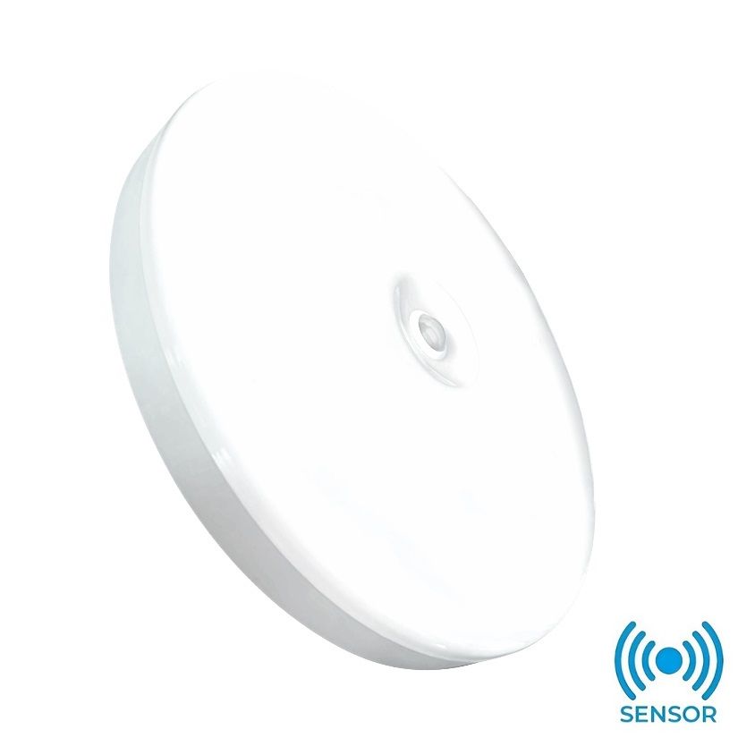 HELIOS HS 5881 18 Watt 30 cm Sensörlü LED Glop Armatür - Beyaz Işık (6400K)