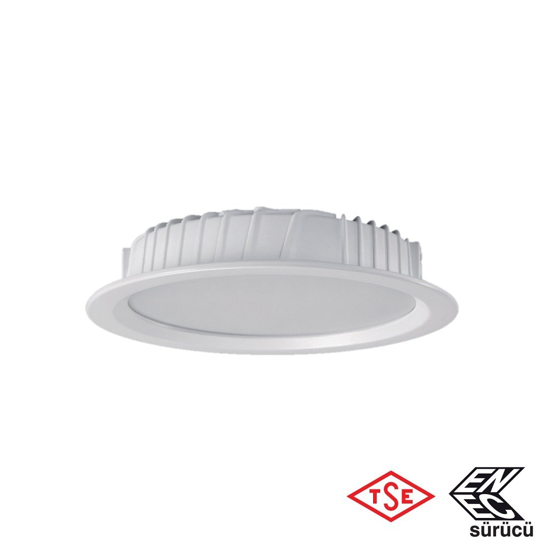 inoled 3706-03 15 Watt TSE Sertifikalı Sıva Altı Downlight Armatür - Ilık Beyaz (4000K)