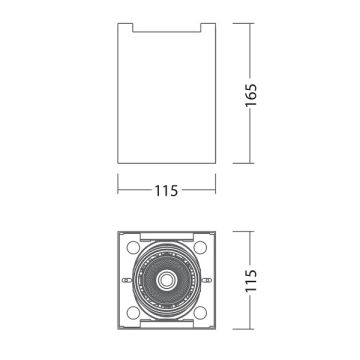 EGGE EGC-6124 24 Watt CREE LED Sıva Üstü Spot - Gün Işığı (3000K)