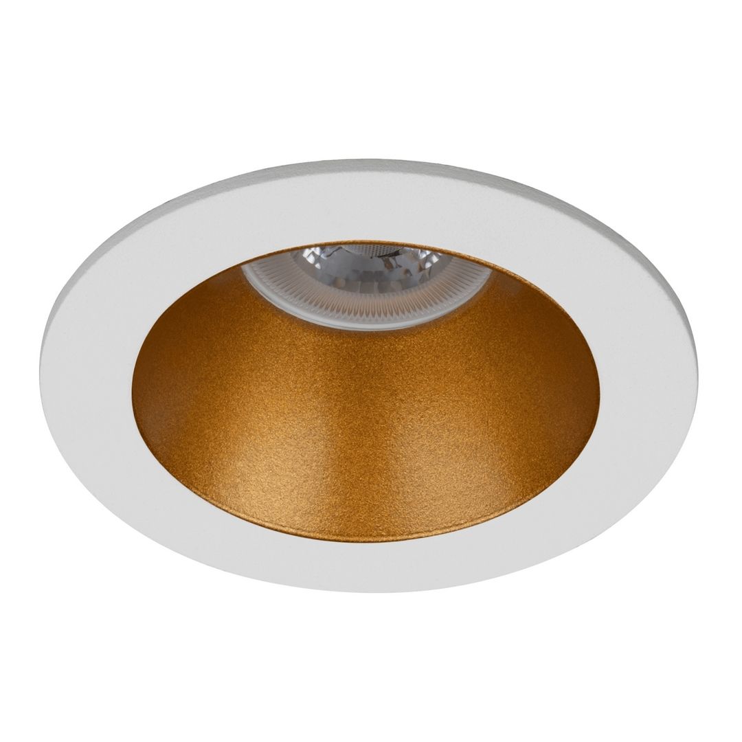 goldX ZE708-WH-G 12 Watt Sıva Altı Beyaz-Gold Yuvarlak LED Spot (SAMSUNG LED & EAGLERISE Driver)