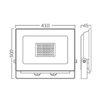 Braytron BT60-09812 300 Watt LED Projektör - Gün Işığı (3000K)