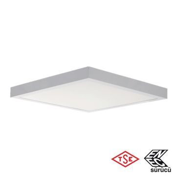inoled 4474-02 40 Watt TSE Sertifikalı 60x60 Sıva Üstü LED Panel - Gün Işığı (3000K)