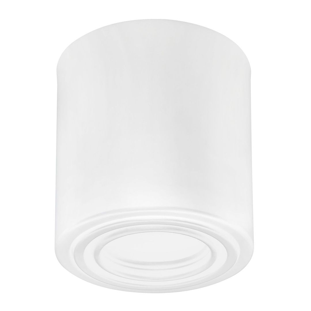 HOROZ 015-026-0050 9x10 cm Beyaz Sıva Üstü Silindir Spot Kasası (Metal)