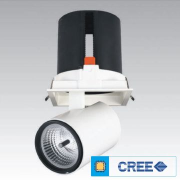 EGGE EGG-5038 36 Watt 360 Derece Hareketli Mağaza Spotu (CREE LED) - Gün Işığı (3000K)