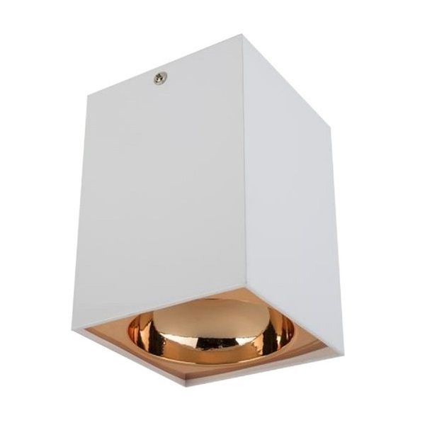 ERKled ERK2701 10x10x14 cm Beyaz-Rose Sıva Üstü Spot Kasası
