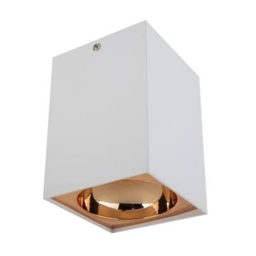 ERKled ERK2701 10x10x14 cm Beyaz-Rose Sıva Üstü Spot Kasası