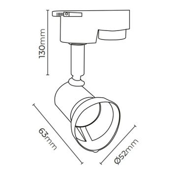 MOLLED MOL046 Saten Ray Spot Kasası (GU10 Duylu)