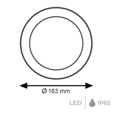 K2 GLOBAL KDL643 20 Watt Beyaz Dış Mekan Kafesli LED Glop Armatür (IP65)
