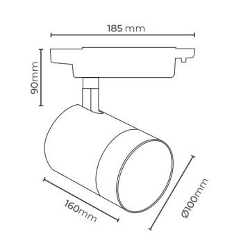 MOLLED MOL2048 33 Watt Beyaz Kasa LED Ray Spot (SAMSUNG/OSRAM LED & PHILIPS/OSRAM Driver)