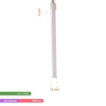 ACK AS03-00605 12 Volt 10 Watt/Metre Neon Hortum Led - Yeşil Işık [5 Metre]