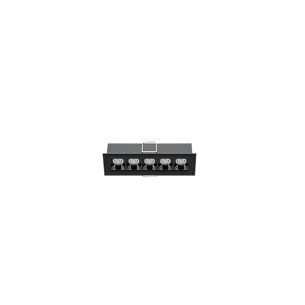 GOYA GY 8025-15 Siyah/Beyaz Kasa 10 Watt 19 cm Sıva Altı Lensli Lineer Armatür