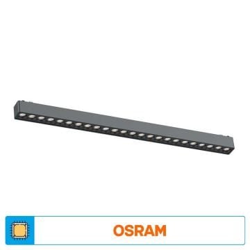 ACK AD45-02411 24 Watt 45 cm Lensli OSRAM LED Magnet Armatür - Ilık Beyaz (4000K)