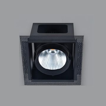 EGGE EG-5412 12 Watt Siyah Kare LED Mağaza Spotu