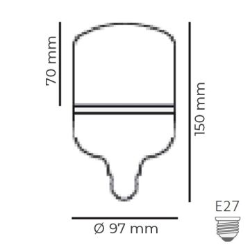 DÜNYA LED HS-1210 30 Watt Torch LED Ampul