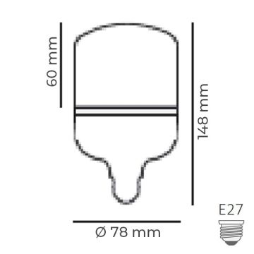 DÜNYA LED HS-1209 20 Watt Torch LED Ampul