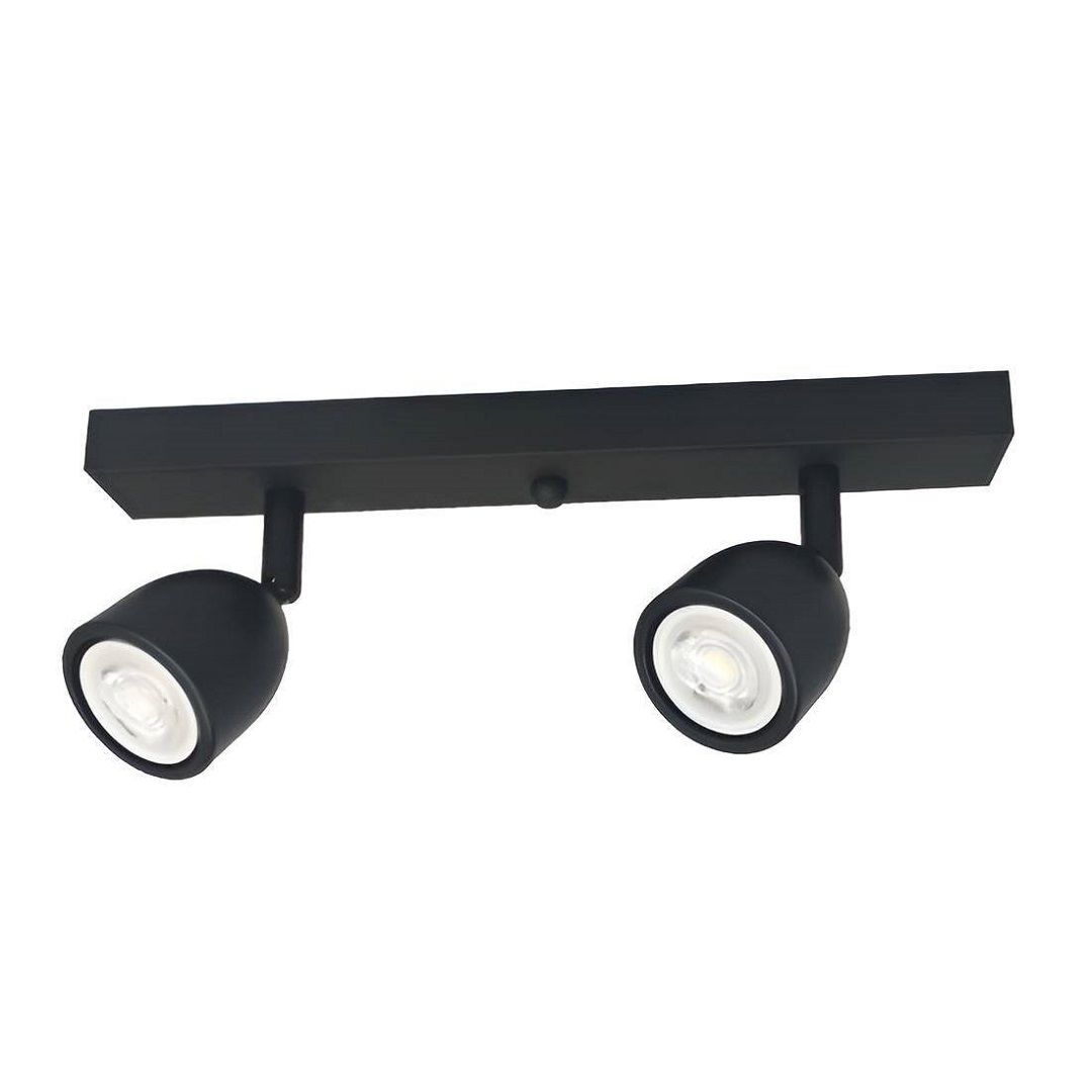Crealight MOL073 Siyah Sıva Üstü Hareketli İkili Spot (GU10 Duylu)