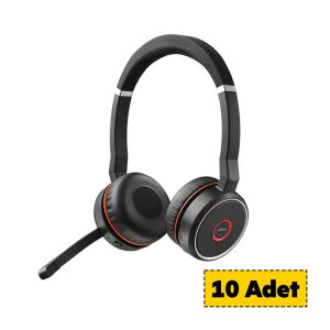 Jabra 7599-842-109-10 Evolve 75 Duo SE Kablosuz Stereo Kulaklık (10'lu Paket)