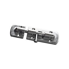 Sürgülü Kapı Kilit Kromaj 80x30mm