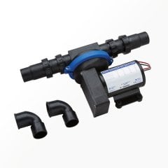 Diyaframlı Siyah Su Pompası Ø38mm 12V 32lt/dk