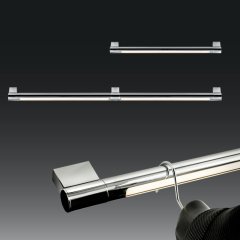 Işıklı Askılık Aydınlatma Hanger Three 850 Kromaj 850mm