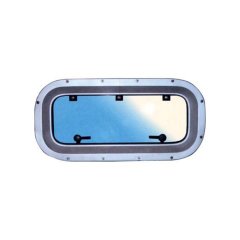 Lumboz Dikdörtgen Dıştan Vidalı Eloksal Alüminyum 300x500mm