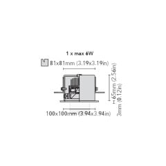 Multi Spot Maxi Evia H65 Kromaj