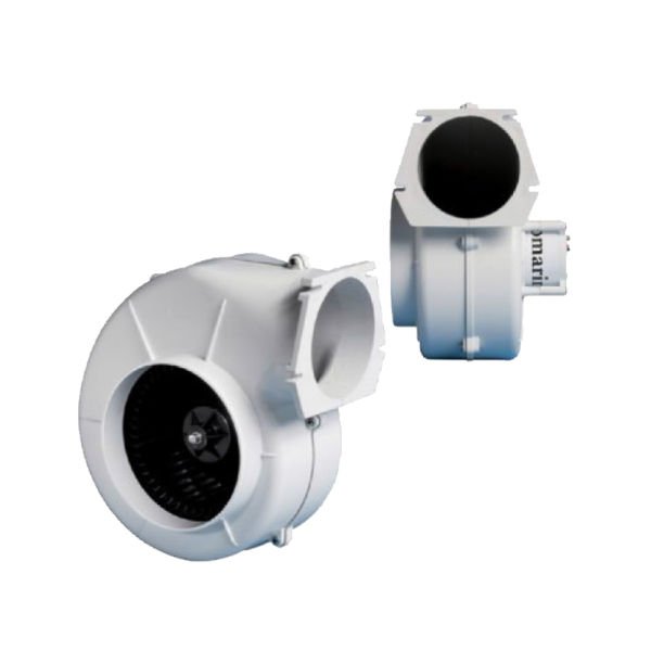 Salyangoz Fan Flanşlı 12V 280m³/h Ø75mm