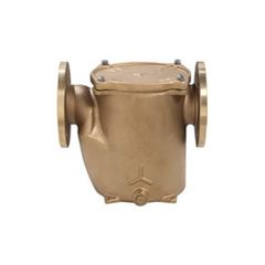 Deniz Suyu Filtresi Flanşlı Yandan Yandan Bronz DN80-PN6