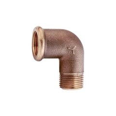 Kuyruklu Dirsek 90º Bronz 2 1/2''