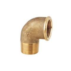 Kuyruklu Dirsek 90º Pirinç 4''