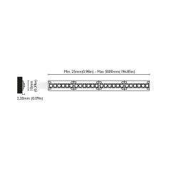 Lineer Aydınlatma Flex Led Two-240 240-TOP 1mt