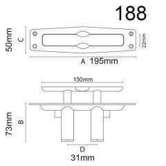 Gizli Baba Kromaj 195x73x50mm