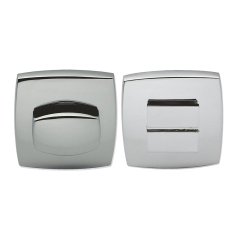 WC Kapı Kilit Mandalı Kromaj 45x45x23mm