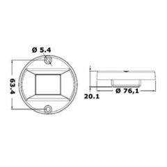 Pupa Feneri 12V Kromaj