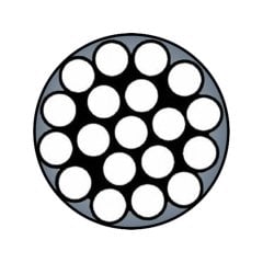 Krom Tel 316 1x19 14mm