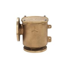 Deniz Suyu Filtresi Flanşlı Alttan Yandan Bronz DN200-PN10