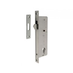 Sürgü Kapı Kilidi Paslanmaz Çelik Barelsiz 194x61x15mm
