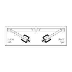 WC Kapı Kilidi Paslanmaz Çelik Sağ 93x55x12mm
