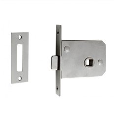 Kapı Kilidi Paslanmaz Çelik Sağ 7x42,5x12mm.