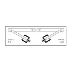 Kapı Kilidi Paslanmaz Çelik Sağ 93x55x12mm.
