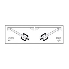 Kapı Kilidi Barelli Paslanmaz Çelik Sağ 165x76x16mm Aynaları Sarı