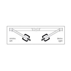 Kapı Kilidi Barelli Paslanmaz Çelik Sağ 110x63x12mm