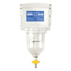 Plastik Hazneli Yakıt Filtresi ve Su Seperatörü 30µ 18,00 lt/dk 1100Hp