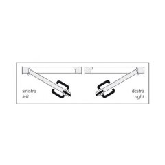 Kapı Kilidi Barelli Paslanmaz Çelik Sol 163x75x13mm
