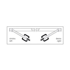 Kapı Kilidi Barelli Paslanmaz Çelik Sağ 163x75x13mm
