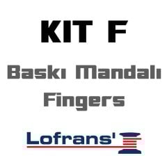 X2 Dikey Irgatlar için KIT F Fingers Paslanmaz