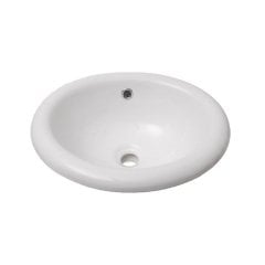 Oval Lavabo Beyaz Seramik 400x335mm