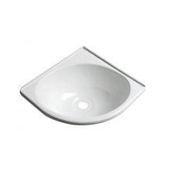 Köşe Lavabo Beyaz ABS 280x280mm