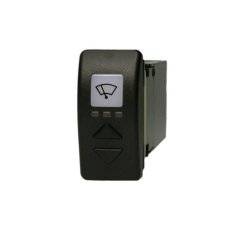 Silecek Kontrol Switch Siyah 12-24V 2 Silecek için